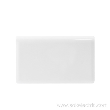 Electrical wall switch accessories 147 Blank Plate White